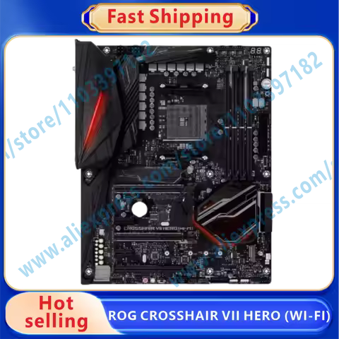 ROG CROSSHAIR VII HERO (WI-FI) AM4 Motherboard 5 5600g 5600x Cpus DDR4 64GB AMD X470 PCI-E 3.0 M.2