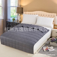 Simple Pure Cotton Gravity Blanket Comfortable Gravity Blanket Filled Gravity Quilt Cover  Soft Glas