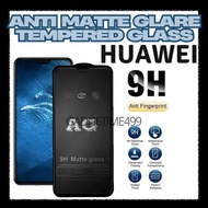 Anti Matte Glass Huawei Nova 2i/3/4/4e/5T/Nova 7i/8i/9 SE/Y5P/Y6P/Y7P/Y7A/Y5/Y9/Honor X5/X6B/X7C/X7D