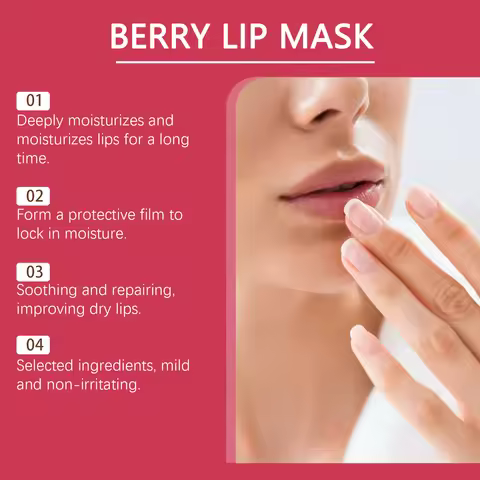 Sleeping Lip Mask Moisturizing Nourishing Hydrate And Dilute Lip Lines Soften Cracked Lips And Remov