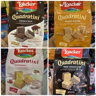 Coklat Langkawi Loacker Quadratini Wafer (200g-250g) Milk Chocolate/Tiramusu/Cheese/Cappucino/Raspbe