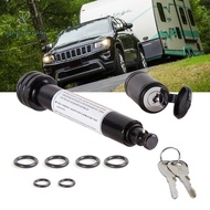 SHOPSHARING Hitch Lock, 5/8in Tubular Keys Trailer Hitch Receiver Pin Lock, Security Lock O Rings 2i