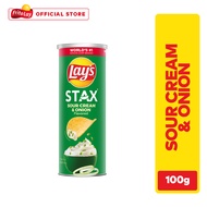 Lay's Stax Sour Cream & Onion Potato Chips 100g
