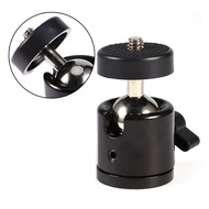 Aluminum alloy BIG 1/4”Screw 360 Degree Swivel Mini Ball Head Screw Mount Camera Tripod Mount DSLR B