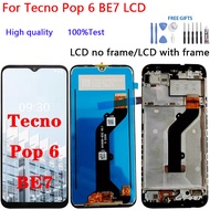 For Tecno Pop 6 BE7 LCD Display Touch Screen Digitizer Assembly Replacement Repair