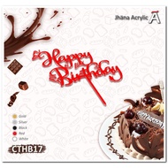 Cake topper / birthday Cake decoration CTHB17 cangojek