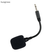 hungrnee Mini Microphone Recording Condenser Small Mic For Headphone Sound Card Amplifier Mobile Phones Karaoke Accessories 3.5mm Denoise A