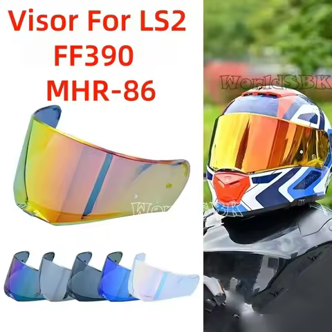 Visor for LS2 FF390 Breaker Full Face Helmet Lens Extra Visor Anti-fog Holes Only for LS2 MHR-86 mhr