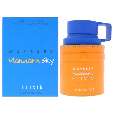 Armaf Odyssey Mandarin Sky Elixir Eau De Parfum for Men, 100ml (3.4oz) - Limited Edition Citrus Frag