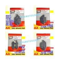 SKIN PACK BRAKE DISC PAD LINING BREK LEINING YAMAHA Y15 Y16 LC135 V8 FI SRL115 FI FZ150 NVX NMAX EGO