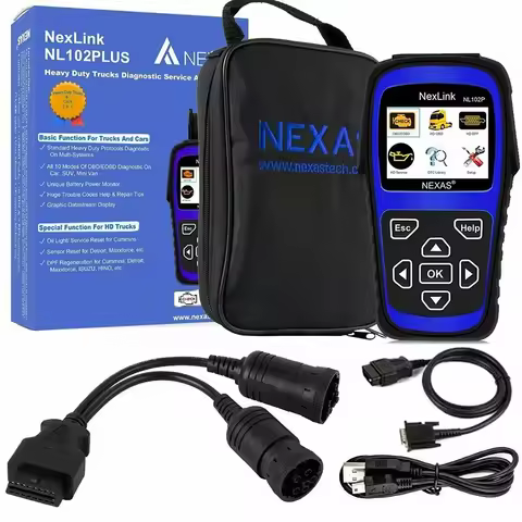 2025 hot saleTruck Diagnostic Scanner Car Code Reader Dpf Oilreset Nexas Nl102P Heavy