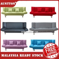 LP-6 MLAI🍄Ready StockAuntton 3-Seater 4-Seanter Fabric Sofa Bed 2 in 1 Foldable Sofa Bed Modern Sofa Home Furniture Keru