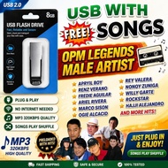 USB WITH DOWNLOAD SONGS, PRELOADED SONGS, FREE SONGS, TO USE NO NEED INTERNET, PLUG AND PLAY.