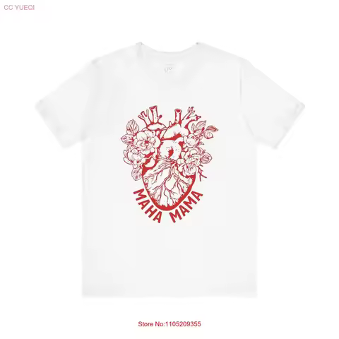 MAHA MAMA Floral Heart Bella and Canvas T Shirt JFK Jr Health Conservative Mom Make America Healthy 