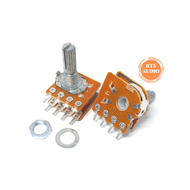 วอลลุ่มVR ปรับค่าได้ B50K B100K 2ชั้น 8ขา แกนยาว 20มิล