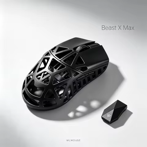 WLMOUSE Beast X Max Magnesium Gaming Mouse Wireless 8000Hz Polling Rate PAW3950hs