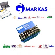 Letter Stamp Punch AZ size 6mm Letter Stamp Punch Original MASUS GERMAN Brand - 6mm Reverse