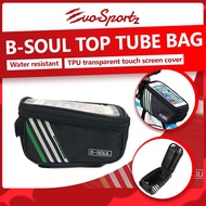 B-Soul Top Tube Bike Frame Bag | Bicycle Phone Bag