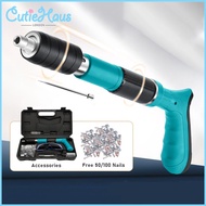 Cutiehaus 50/100 Nails Mini Nail Gun Ceiling Artifact Adjustable Ceiling Tool  Kuku Keluli Manual Me