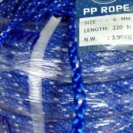 [ROLL] PE rope Biru Blue PE rope 6mm 8mm 10mm 12mm 14mm 16mm / Tali PE Tali Hijau Kuality Baik Polye