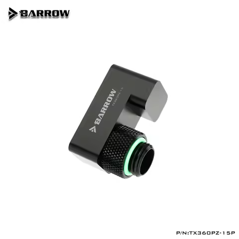 BARROW G1/4" 360 Rotary Offset Connector Suitable for Adjustment Connection Less Than 15mm Cooling P