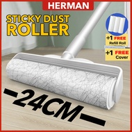 Sticky Lint Roller Detachable Dust Hair Pet Fur Remover Bulu Baju Cover Clothes Roller Cloth Cleaner