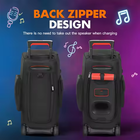 For JBL PartyBox Encore Essential 2 for JBL PARTYBOX 110/120 310/320 520 Speaker Carrying Case Stora