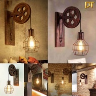Coffee shop decorative wall lamp, modern style, high-quality alloy frame, E27 swirl lamp holder with