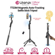 ULANZI TT23 / TT23M Auto-Tracking Selfie Stick Tripod 360° Rotating Phone Clamp / Magnetic Version T