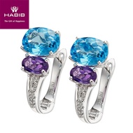 HABIB Purple Empress Gemstone Diamond Earring