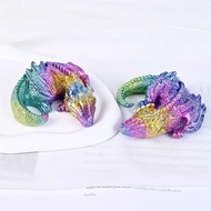 XWRI Wholesale Products Energy Crystal Craft Bismuth Dragon Carving Ornament for Home Decoration