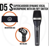 AKG D5 S Supercardioid Dynamic Vocal Microphone with On/Off Switch D5S