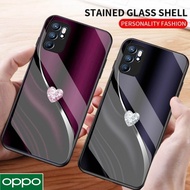 Softcase Glass Oppo A38 A57 A58 A78 A16 A17 A77S A57 A54 A5S A53 RENO 5 5F 6 6 7 8 8T 10 10 Pro [N12