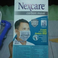 KUYYY MASKER 3M NEXCARE EXTRA CARBON 4PLAY 48PC [PACKING AMAN]