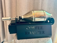 台灣寶馬牌小鋼炮電動咖啡豆 烘焙機 ,送:真火gas 爐,8-9成新