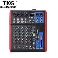 TKG 99 dsp effect USB bluetooth performance stage sound audio speaker 6 channel mixer mixing console professional audio