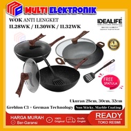 Idealife Wok Pan - Non-Stick Frying Pan