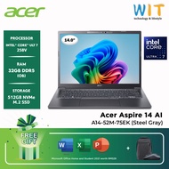 ACER Aspire 14 AI A14-52M-75EK /51NE (Intel Core Ultra 7 /Ultra 5 /16GB-32GB RAM/512GB SSD/14''WUXGA