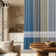 namaskar.curtain - Jastica Mix Blackout Curtain Window Ready Made Hook Eyelet (330cm-340cm)