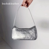 กระเป๋าจีบ fluffy tote bag Korean Niche bucks & leather Underarm Bag Korean Generation 2024 Lambskin