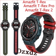 Silicone Strap For Amazfit T-Rex 2 Pro Smart Watch Silicone Band Wristband Bracelet Accessories
