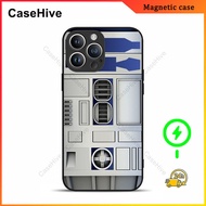 StarWars R2d2 Phone Case for iPhone 17 Pro Max / iPhone 16 Pro Max / 15 Pro Max / 13 / Samsung Galax