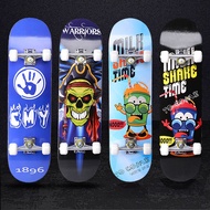 Skateboard Empat Roda Empat Pemula Kanak-Kanak Lelaki dan Perempuan Dewasa Remaja Dewasa Maple Perja