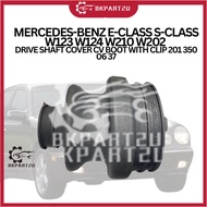 MERCEDES-BENZ E-CLASS S-CLASS W123 W124 W210 W202 DRIVE SHAFT COVER CV BOOT WITH CLIP 201 350 06 37