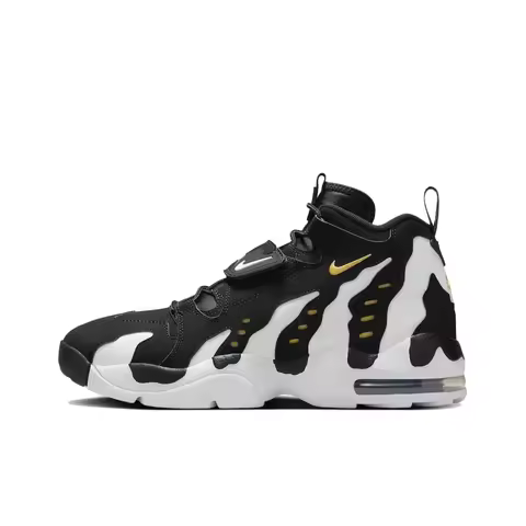 Nike Air DT Max 96 'Varsity Maize' Comfortable Round Toe Mid top Basketball Shoes Men's White Black 