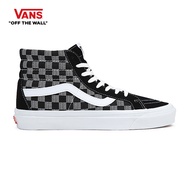 VANS SK8-HI 38 DX - CHECKER CHECK BLACK รองเท้า ผ้าใบ VANS ชาย หญิง