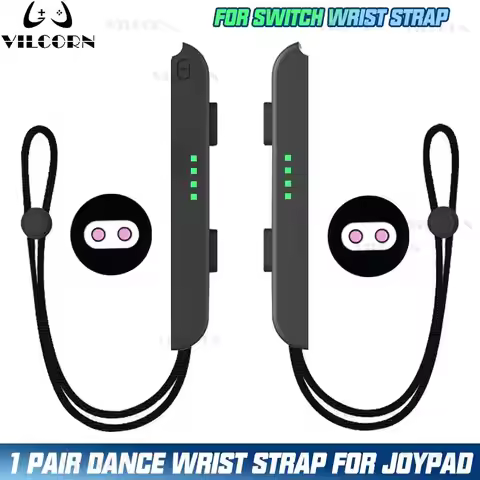 VILCORN 1 Pair Wrist Strap Compatible with Switch & OLED Joycon Strap For Just Dance Game Accessorie