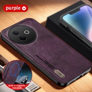 Vivo Y39 5G 2025 Casing For Vivo Y39 Y 39 VivoY39 5G Matte Leather Phone Case Soft TPU Silicone Bump