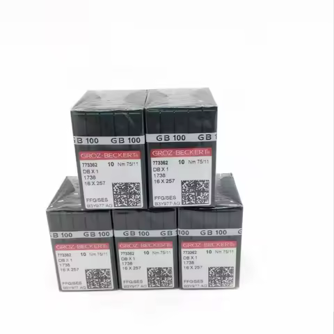 1Box 500Pcs Embroidery Sewing Needles DBX1 FFG/SES Size 75/11 TAJIMA Embroidery Machine Parts Embroi