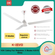 KDK Ceiling Fan Regulator 3 Blades K15VO White